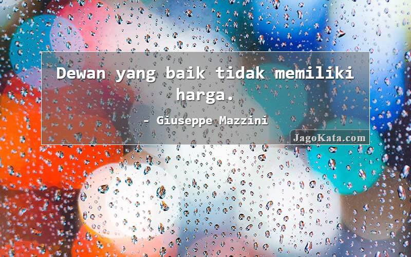 Dewan yang baik tidak memiliki harga.